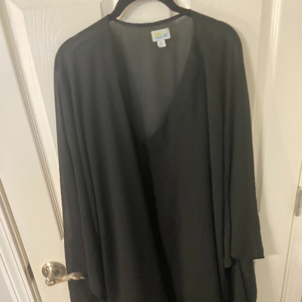 Black Swimsuit Coverup